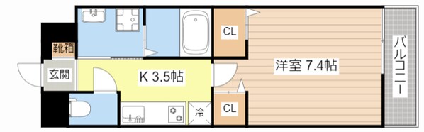 桜テラス　A棟の物件間取画像